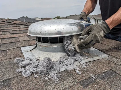 Cleaning Dryer Vent On Roof in Pine Hills
