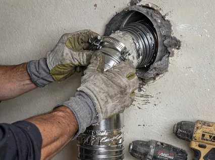 Dryer Vent Hose Installation in Pine Hills