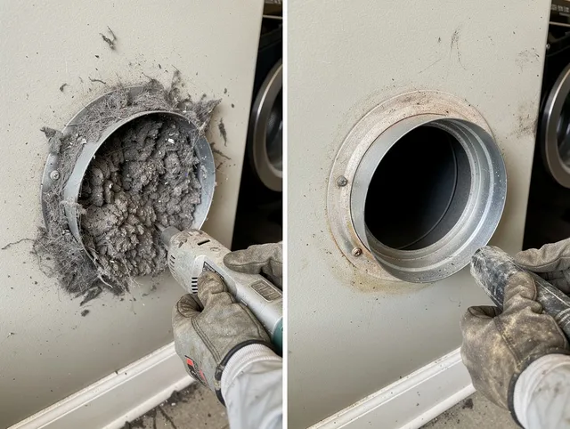 Professional clogged vent cleaning by Pine Hills Dryer Vent Cleaning in Pine Hills