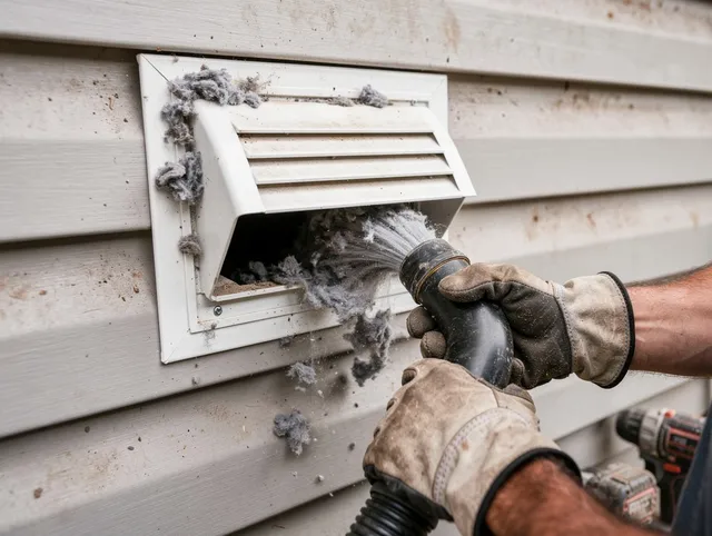 Professional dryer vent cleaning by Pine Hills Dryer Vent Cleaning in Pine Hills
