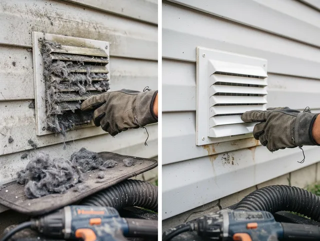 Residential dryer vent cleaning by Pine Hills Dryer Vent Cleaning in Pine Hills